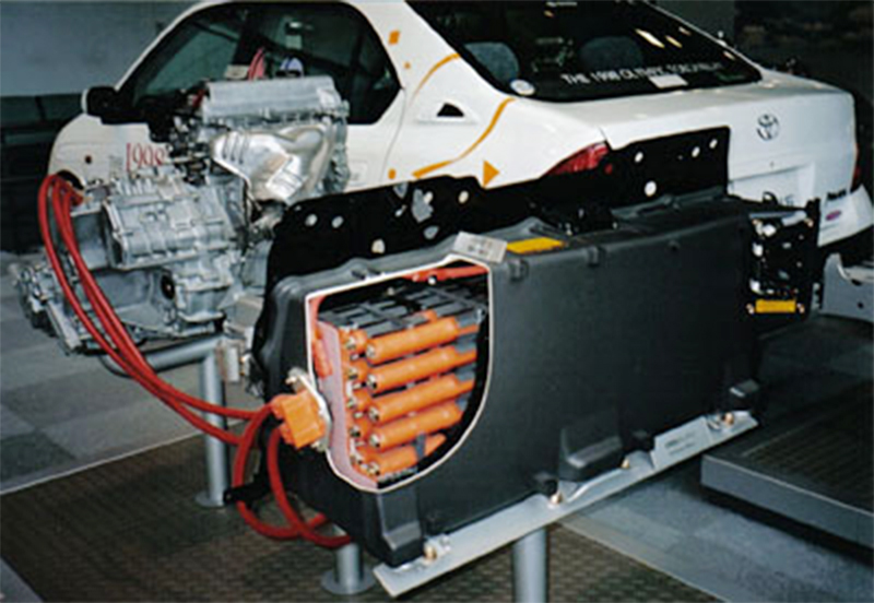 Toyota hybrid car battery