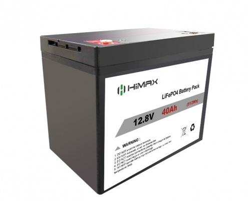 LiFePO4 12V 40Ah Custom Lithium Battery Pack