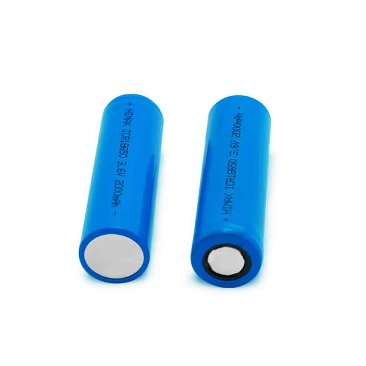 Buy 2000mAh 3.7V 18650 Li-ion lithium rechargeable cell battery