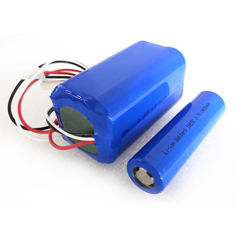 18650 battery pack 4S 14.8V 2500mAh is rechargeable and safe.