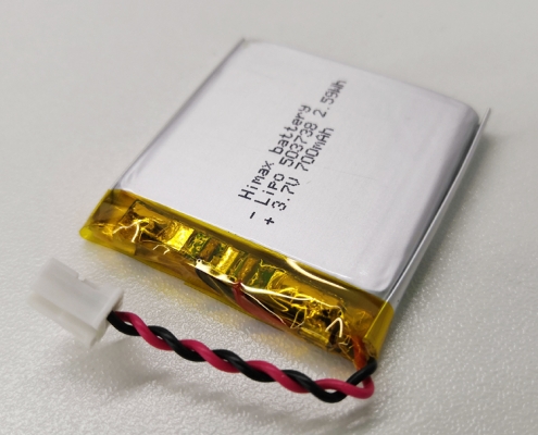 custom Li polymer 3.7V 700mAh lithium battery pack