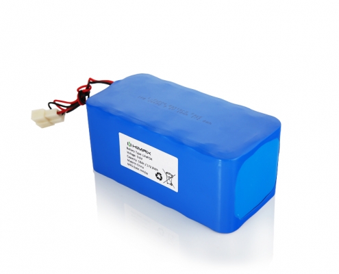 Custom lithium battery pack 9.6v