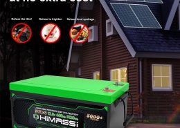 Himax - 12V 300Ah Lifepo4 Battery