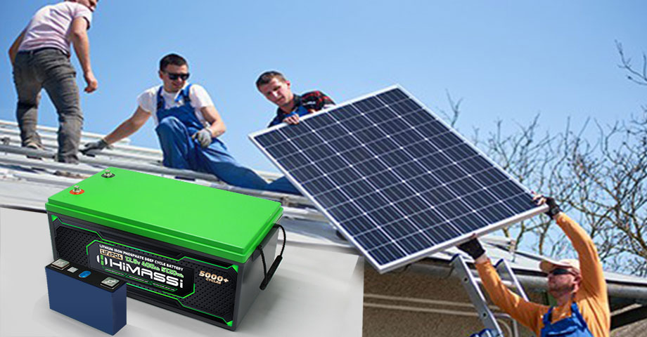 lifepo4 solar battery 12v