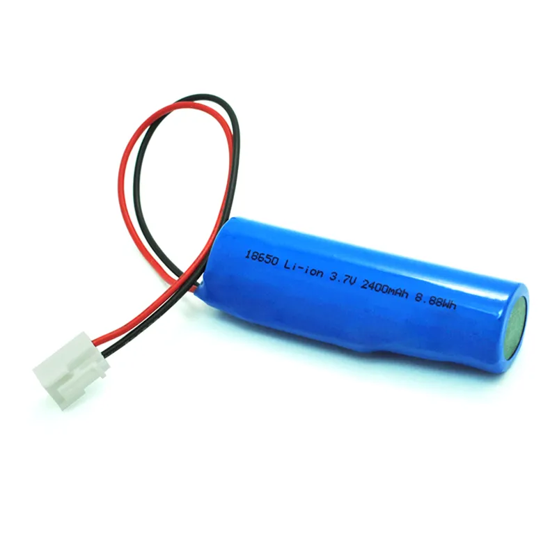 ICR 18650 Lithium-Ion Battery Pack 3.7V 2400mAh